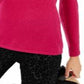 Suéter feminino de cashmere com manga bufante, rosa, tamanho pequeno, da INC International Concepts