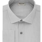 Camisa social masculina Kenneth Cole com botões e punho francês, cinza, tamanho 34x35