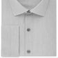 Camisa social masculina Kenneth Cole com botões e punho francês, cinza, tamanho 34x35