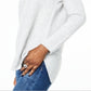Suéter feminino Charter Club Pure Cashmere manga comprida, tamanho prata - Petite G
