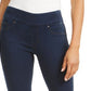 Calça jeans feminina Charter Club Denim com perna reta, azul, tamanho 10, pequena