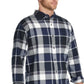 Camiseta masculina vintage à prova de intempéries com bolso e gola clássica cinza tamanho médio
