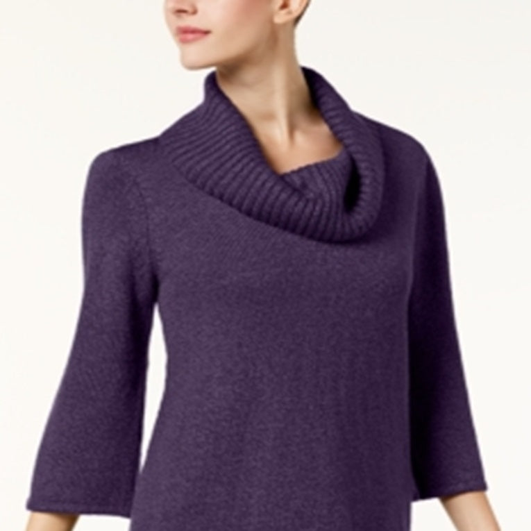 Túnica Karen Scott Feminina Gola Alta Roxa Tamanho P