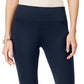 Calça legging casual feminina Ponte da INC International Concepts, azul, tamanho 2