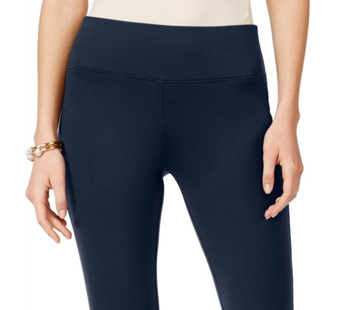 Calça legging casual feminina Ponte da INC International Concepts, azul, tamanho 2