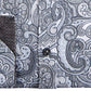 Camisa social masculina Tallia Slim Fit Performance Stretch Paisley cinza tamanho M