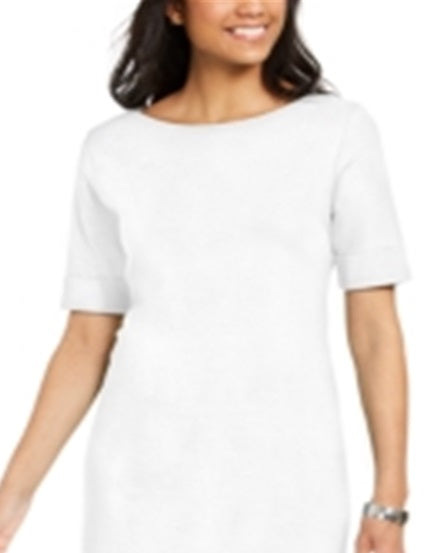 Vestido Karen Scott com bainha acima do joelho, branco, tamanho XS