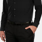 Camisa social masculina Kenneth Cole Big &amp; Tall Classic Fit, preta, tamanho 34-35