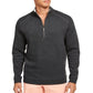 Tommy Bahama Masculino Flip Side Classic Fit Reversível com Zíper de 1/4 Cinza Tamanho GG