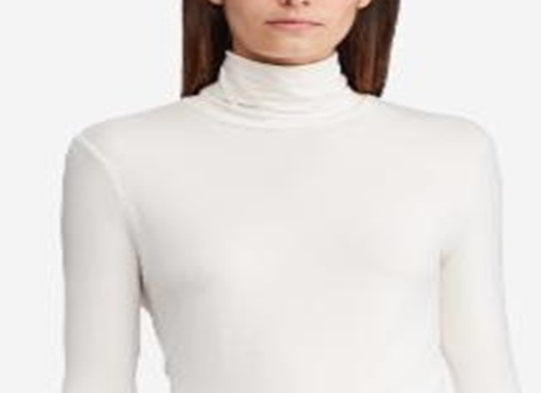 Blusa Ralph Lauren Feminina Manga Longa Branca Tamanho M