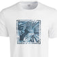 Camiseta clássica masculina de manga curta com estampa gráfica Ideology, tamanho X-G