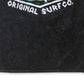 Camiseta masculina Maui and Sons Surf Thrasher com estampa gráfica e logotipo, preta, tamanho pequeno