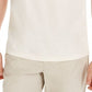 Camisa polo Alfani masculina com listras verticais e colorblock, marrom, tamanho pequeno