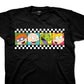 Camiseta gráfica de manga curta masculina Nickelodeon Rugrats Cotton, tamanho médio, preta