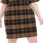 Vestido tubinho estampado feminino Alfani, preto, tamanho pequeno e pequeno