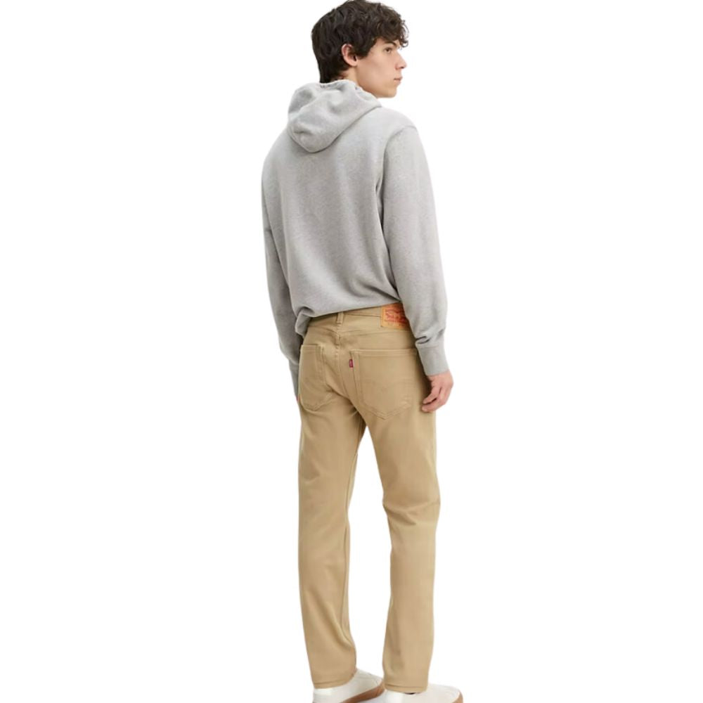 Calça jeans Levi's 512 Slim Tapered Slub Twill Harvest Warp Stretch Waterless, masculina, marrom, tamanho 29X30