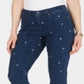 Calça jeans skinny Bristol bordada feminina Charter Club, azul, tamanho 8