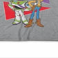 Camisa casual masculina Freeze 24-7 com estampa gráfica de manga curta, cinza, tamanho grande