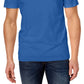 Camiseta básica masculina Club Room Performance, azul, tamanho médio