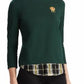 Moletom Ralph Lauren Feminino em Camadas Verde Tamanho P