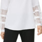 Blusa Calvin Klein Feminina com Canga de Renda Macia Branca Tamanho GG