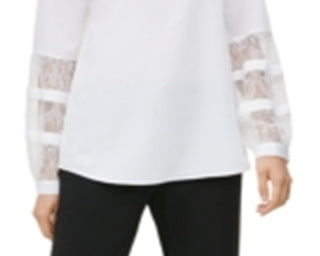 Blusa Calvin Klein Feminina com Canga de Renda Macia Branca Tamanho GG