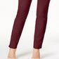 Calça feminina Charter Club Cambridge Tummy Control Slim Leg, vermelha, tamanho 2 Petite