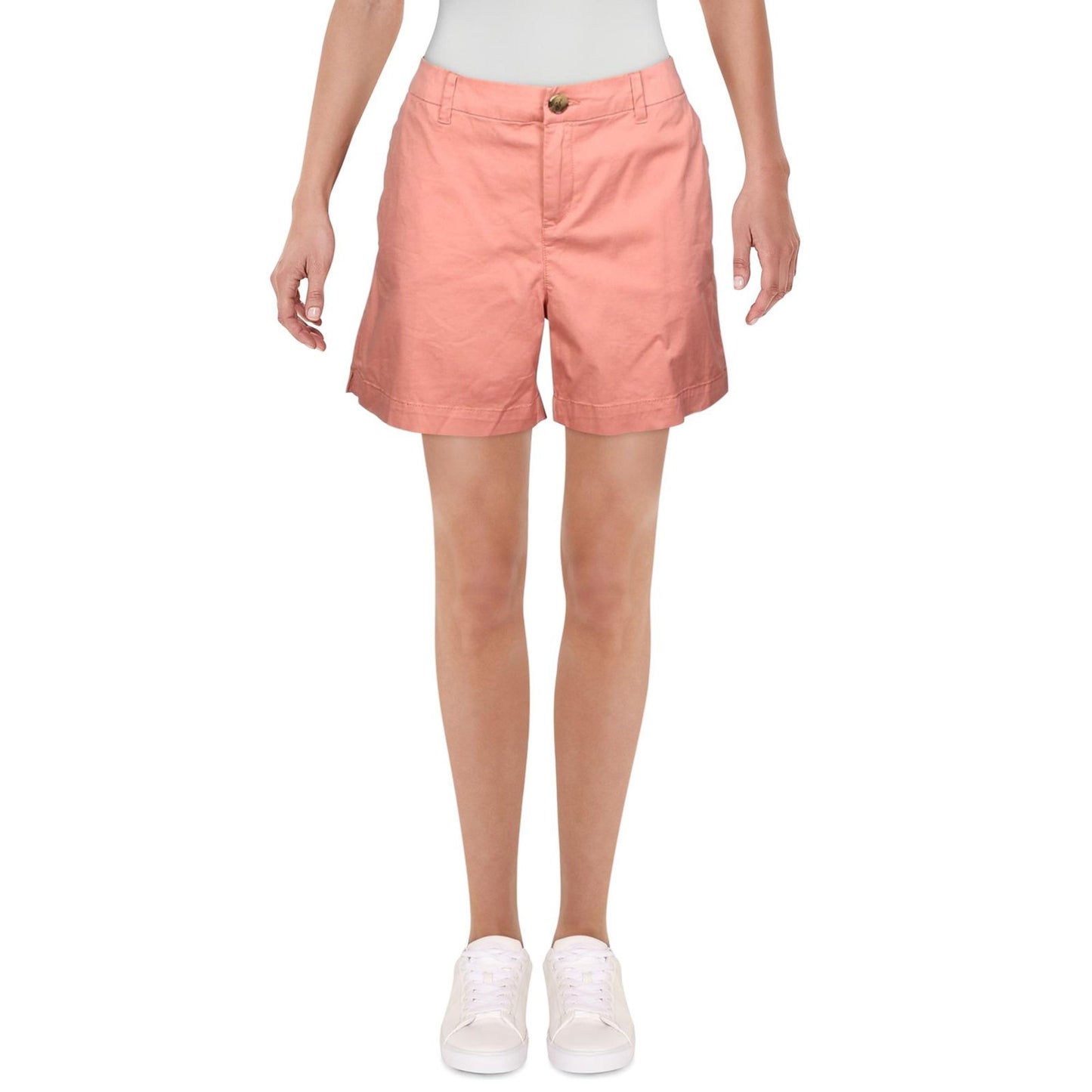 Shorts Chino Feminino Style &amp; Co Rosa Tamanho 12