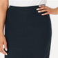 Saia feminina com controle de barriga Charter Club, azul, tamanho 10
