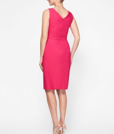 Vestido midi sem mangas Alex Evenings feminino azul tamanho 12 pequeno
