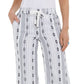 Calça Cropped Jacquard Feminina Style &amp; Co Branca Tamanho XS