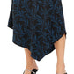 Saia midi estampada feminina Alfani azul tamanho 8