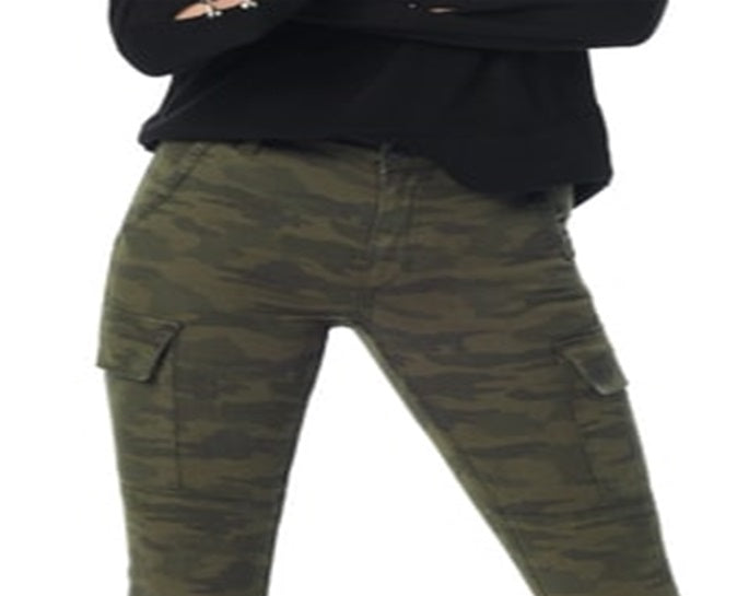 Calça Jeans Cargo Skinny Feminina Joe's Jeans Charlie Ankle Verde Tamanho 29