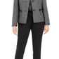 Calça Le Suit Feminina Slim Leg com Acabamento Contrastante Cinza Tamanho 14