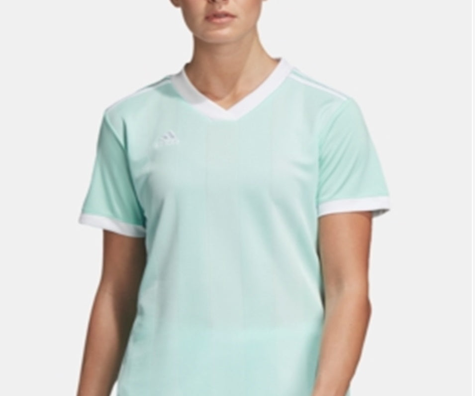 Camisa Adidas Fitness Feminina para Corrida Verde Tamanho Grande
