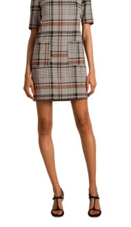 Vestido curto feminino Trina Turk Maleko, branco, tamanho 0