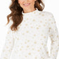 Karen Scott Blusa Feminina Petite Snowy Glory com Gola Alta Branca Tamanho Petite M