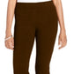 Leggings femininas Petite Stretch Style &amp; Co com dois bolsos nas costas, marrom, tamanho PS