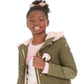 Jaqueta Epic Threads Big Girl's Unicorn Patch Verde Tamanho X-Grande