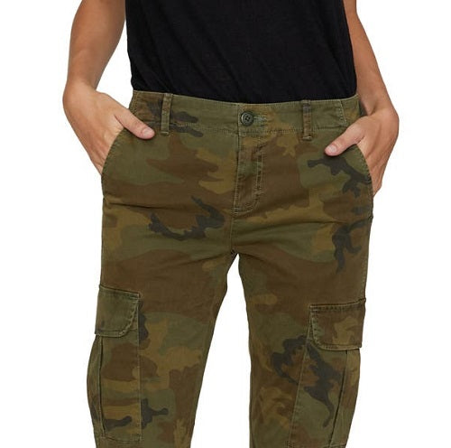 Calça jeans cargo camuflada Sanctuary feminina, verde, tamanho 26