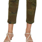 Calça jeans cargo camuflada Sanctuary feminina, verde, tamanho 26