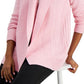 Cardigan Charter Club com gola xale e frente aberta, rosa, tamanho XS
