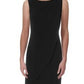 Vestido tubinho em camadas com detalhes Kensie feminino, preto, tamanho 0