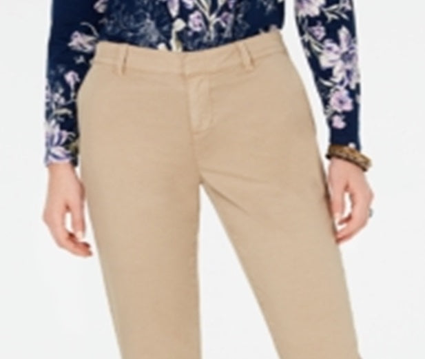 Calça Chino Feminina Style &amp; Co Marrom Tamanho 4