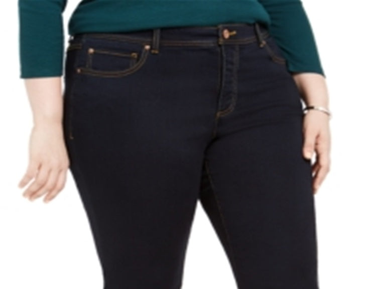 Calça jeans feminina plus size bootcut da INC International Concepts, azul, tamanho 20W