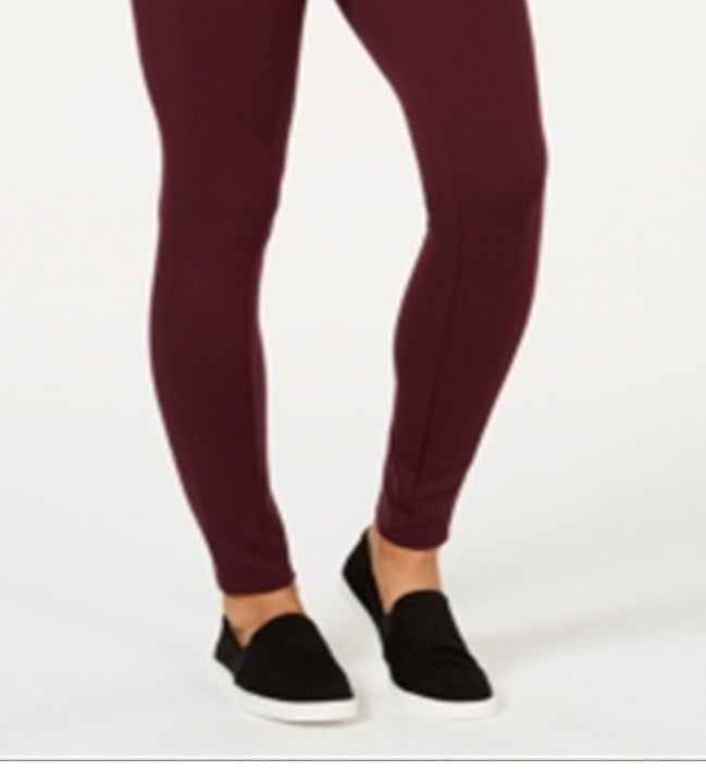 Leggings skinny femininas lisas Style &amp; Co, roxas, tamanho pequeno G