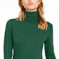 Blusa feminina de gola alta Maison Jules, verde, tamanho extragrande