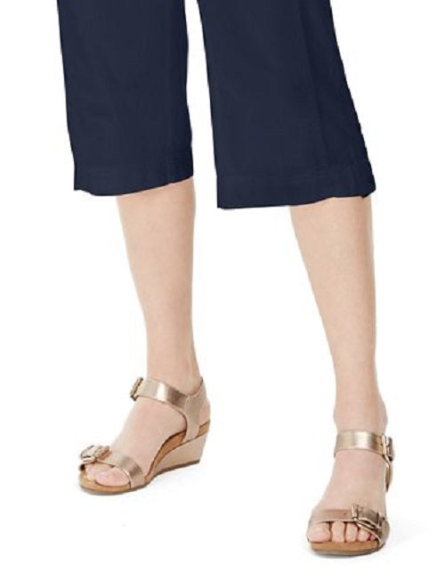 Calça Capri Feminina Karen Scott Azul Tamanho Pequeno