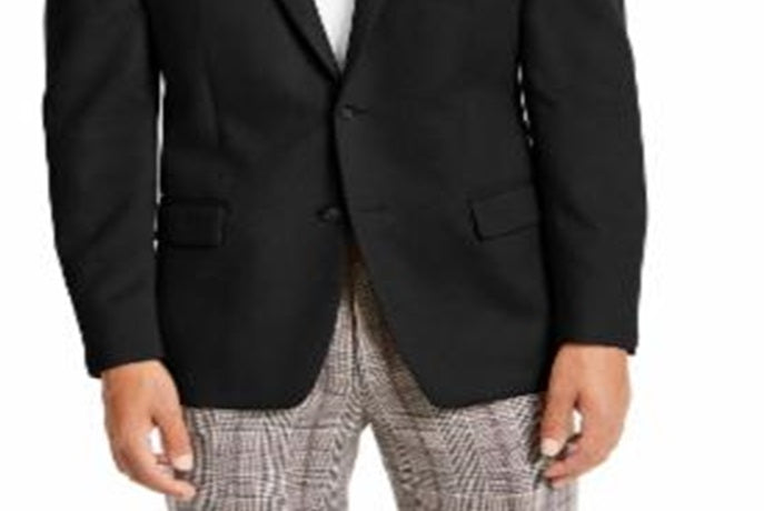 Casacos Ralph Lauren Masculinos de Abotoamento Único Preto Tamanho 50