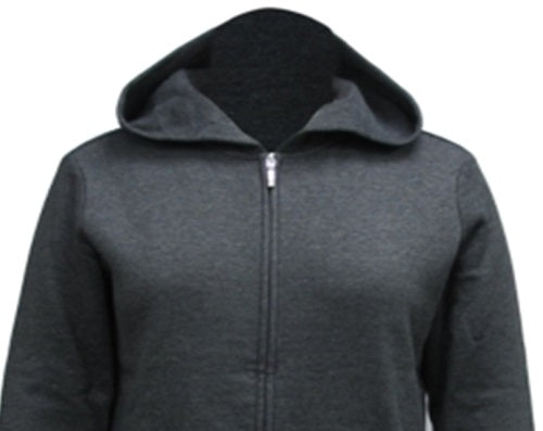 Moletom com capuz e zíper frontal feminino Karen Scott, cinza, tamanho pequeno